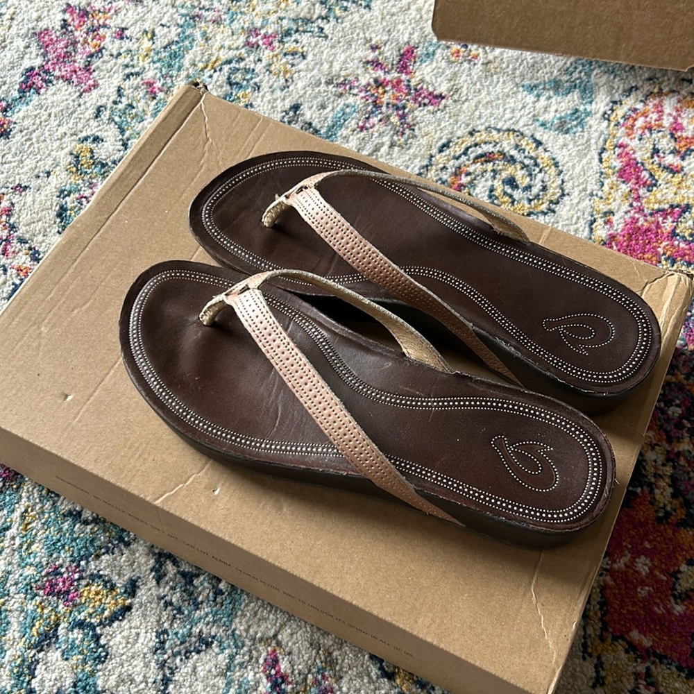 Olukai Flip Flops Women’s Size 10